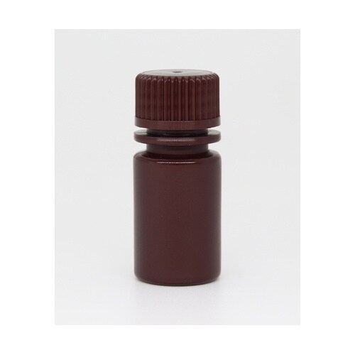 広口試薬ボトル(HDPE 褐色)15mL