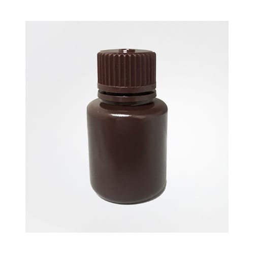 細口試薬ボトル(HDPE 褐色)30mL