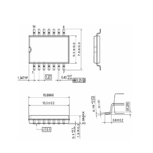 4回路 2入力NANDゲート CMOS
