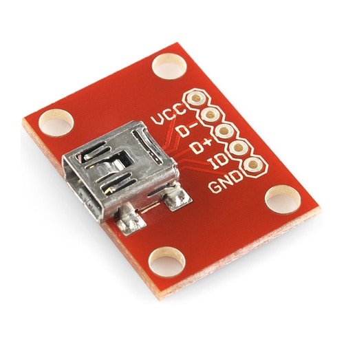 SparkFun USB Mini−B