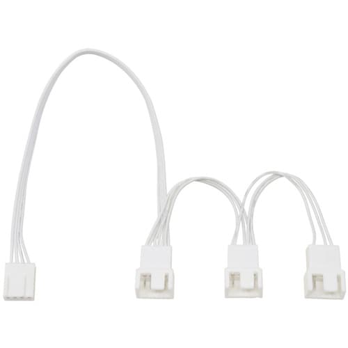 PWMファン用電源3分岐デイジーチェーン