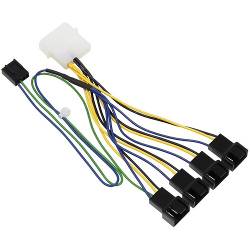 ファンPWM信号4分岐ケーブル 10cm