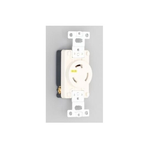 引掛形 埋込コンセント 白 3220−L