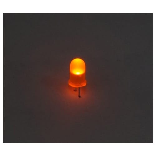 LED(橙、5mm、カラーレンズ) 50