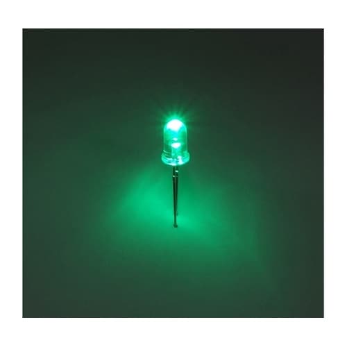 LED(5mm、緑色、高輝度、クリアレン