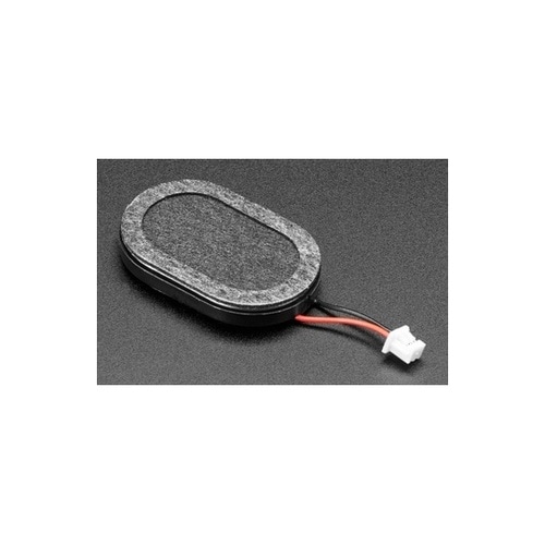 ショートワイヤ付きミニ楕円形スピーカー(