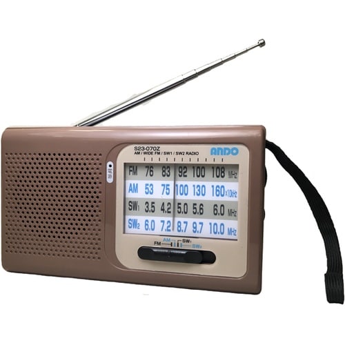 短波も聞けるワイドバンドラジオ S23−