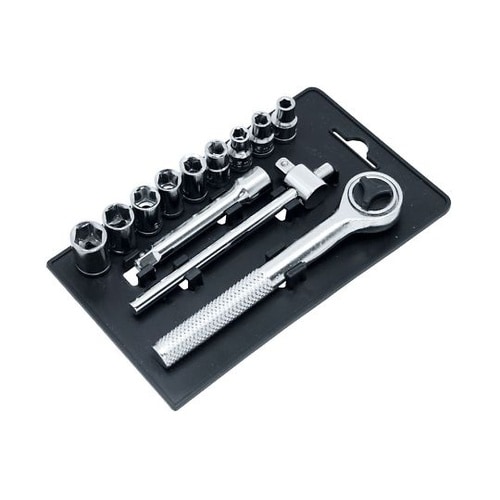 12PC.キャッチトレイ式ソケットセット