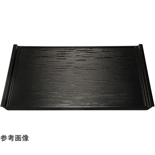 尺2 ヘギ目フライト盆 黒SL 1199