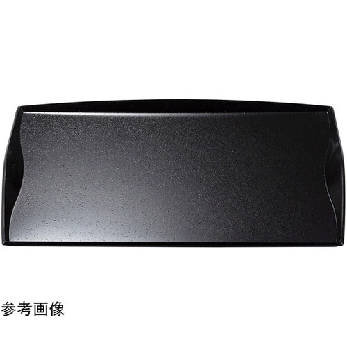 耐熱A)尺2 渕付ウェーブトレー 黒SL