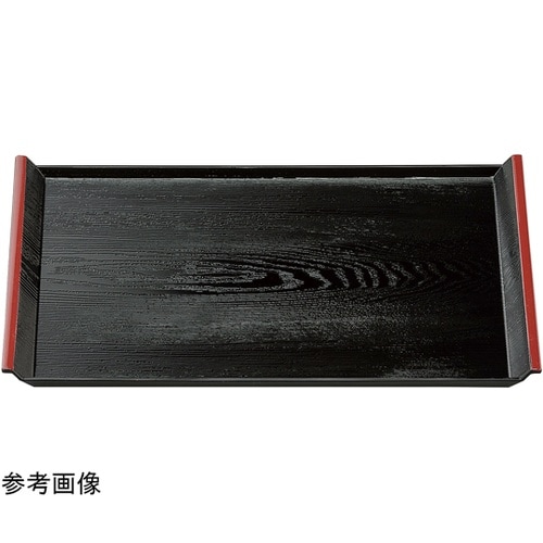 尺5 アイディー 木目盆 黒天朱 158