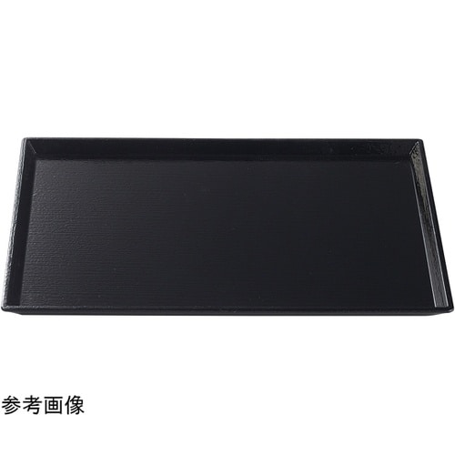 尺4 清流長手木目盆 黒SL 15004