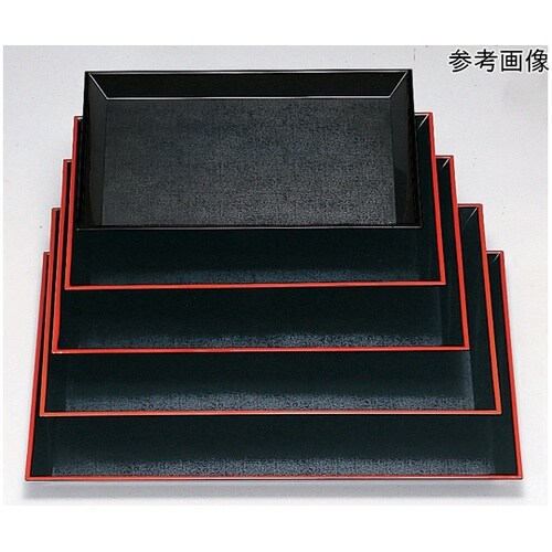 尺3 羽反布目盆 黒SL 1100939