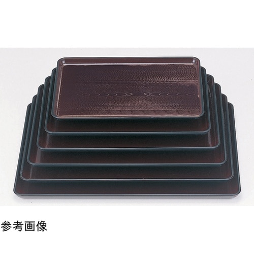 尺3 新木目会席盆 新溜SL 50300