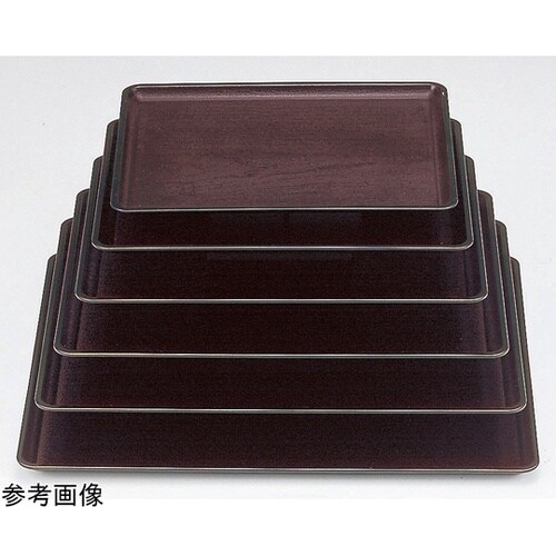 尺3 桐木目会席盆 新溜SL 50300