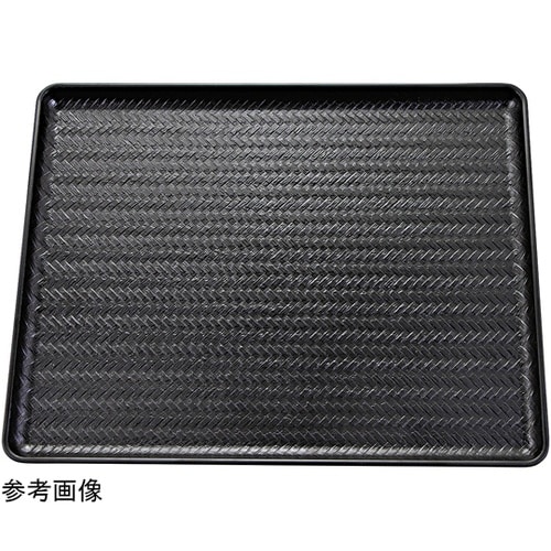 尺2 竹アジロ長手盆 オール黒SL 17