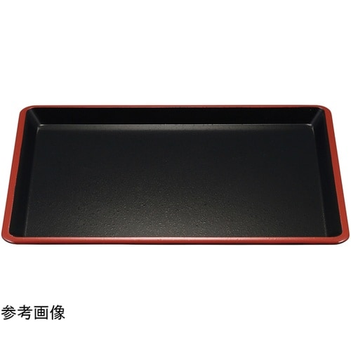 耐熱A)尺2 洋風トレー 黒天朱SLタタ