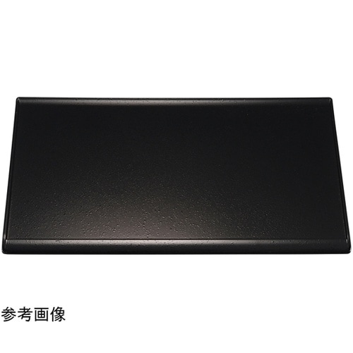 尺3 雅卓上敷盆 黒SLタタキ 1510