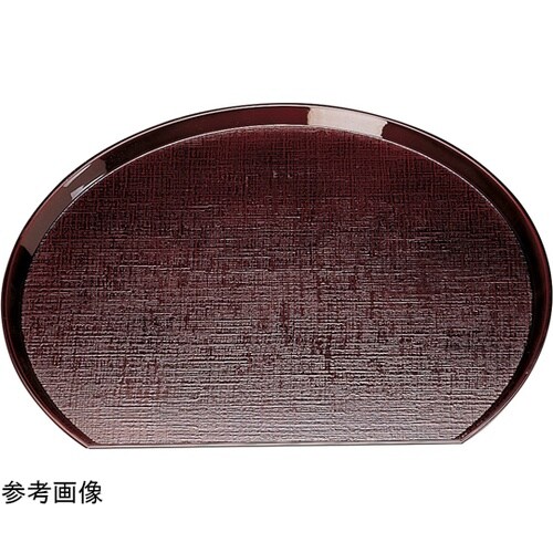 尺1 布目半月盆 溜 15000170