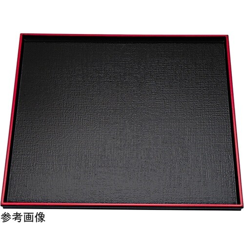 尺0 角布目盆 黒天朱SL 150062