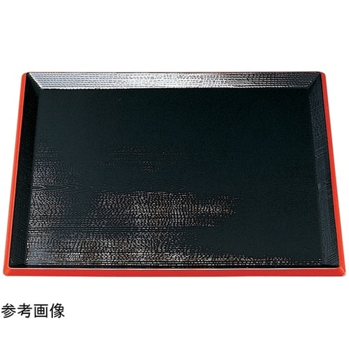 尺1 利休角盆 黒天朱SL 152403