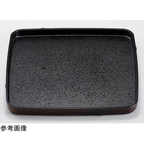 9寸 角竹型盆 すす竹内黒SL 5041