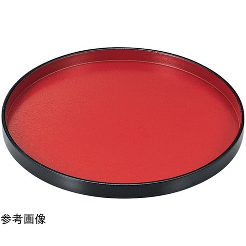 8.5寸 丸盆 朱天黒SLC 15210