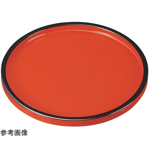7寸 DX丸盆 オール朱天黒 15214
