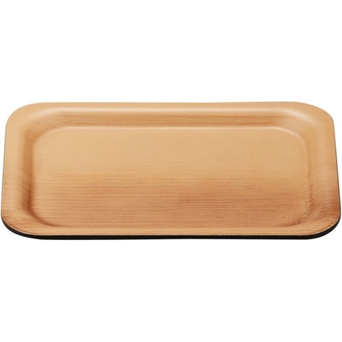 耐熱A)厚渕隅丸ミニ盆 和柾目弱SL 1