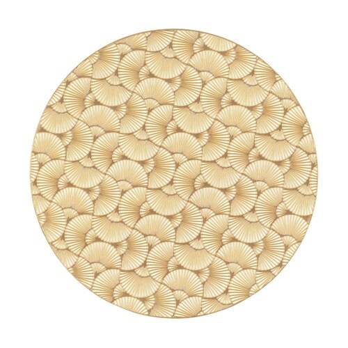 380丸マット 銀杏づくし ゴールド 5