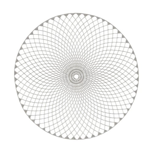 380丸マット 網目 シルバー 5031