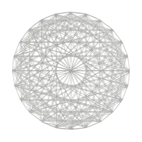 380丸マット 万華鏡 シルバー 503