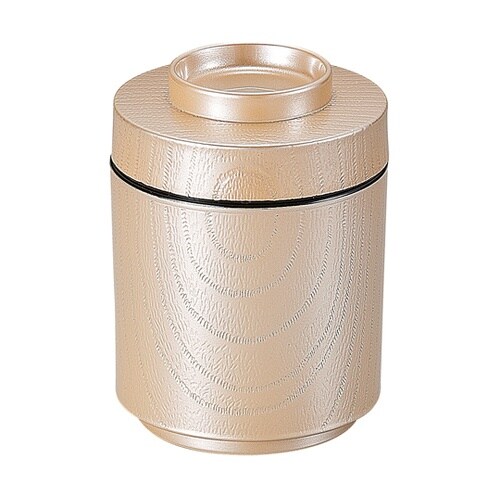 耐A筒型箸洗い椀(蓋親)銀透き内黒 30