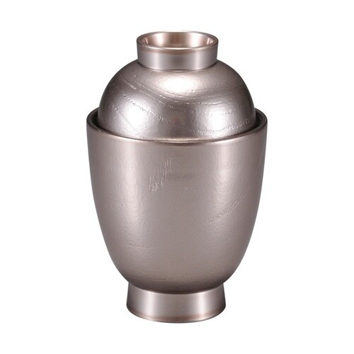 つぼね木目小吸椀(蓋親)銀透き 3100