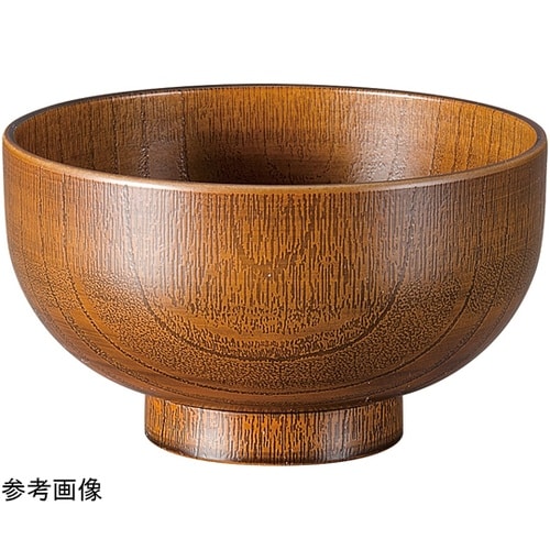 10.5耐熱 木調汁椀 摺り 30003
