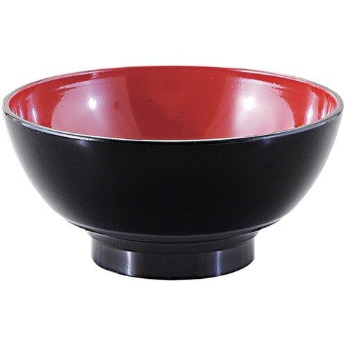 平泉わんこそば(お子様)椀 黒内朱 45