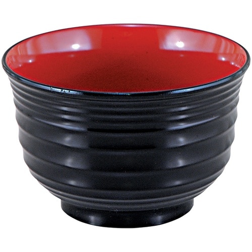 TA流泉汁椀 黒内朱 31001140