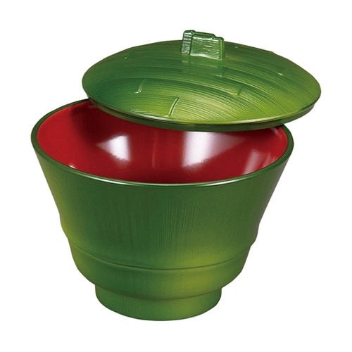 TA竹型椀(小)若竹内朱(蓋親) 310