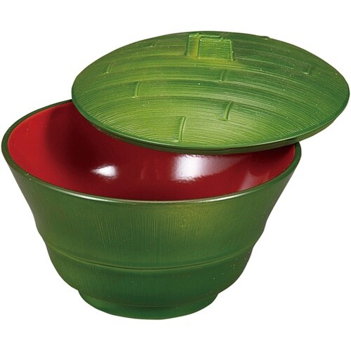 TA竹型椀(大)若竹内朱(蓋親) 310