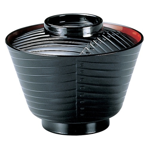 TA飛騨椀(蓋親)黒内朱 3310216