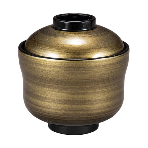 耐熱佑ひさご小吸椀 菜種油刷毛目内黒 3