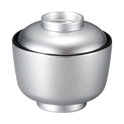 耐熱忍小吸椀 銀透き 内黒 370012