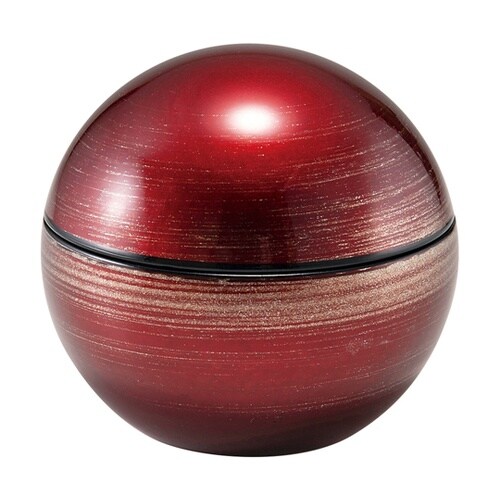 耐熱まんまる椀 ワイン銀カスリ内黒 51