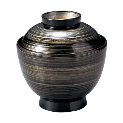 耐熱3.2寸 玉子椀 カスリ刷毛目 内黒