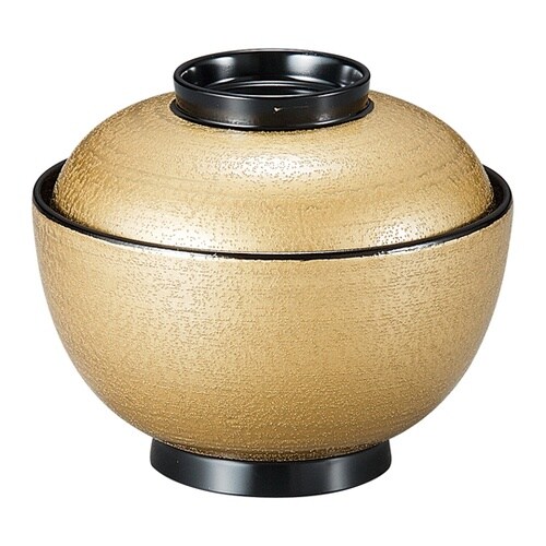 円山椀 乾漆金刷毛目 37001920