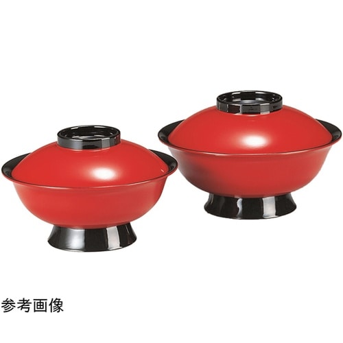 5.5寸 聖龍椀(低足)朱ツバ黒 326