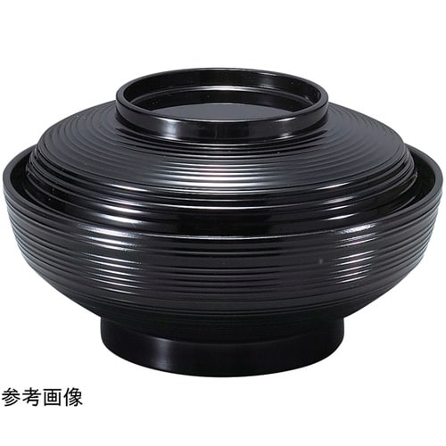 耐熱5.3寸 平蓋物 総黒 350004