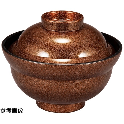 耐熱4.6寸 かがみ椀 梨地内黒 300