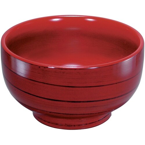 4.3寸 富貴鉢 うず根来内朱 3802