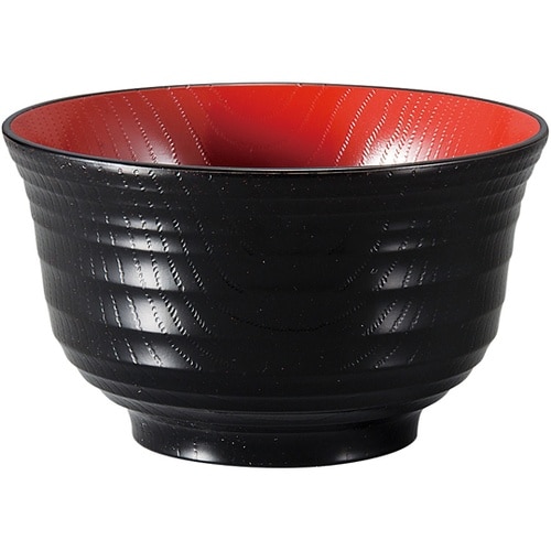 超耐熱13.6千段 お好み椀 黒内朱 3